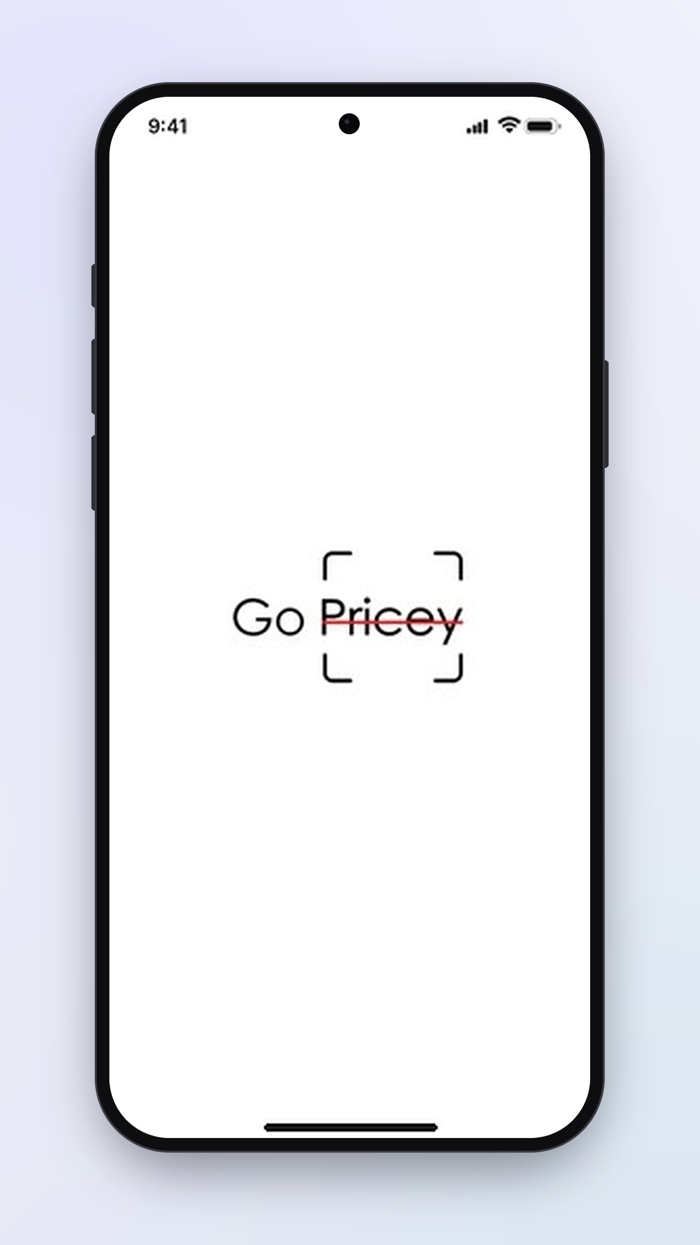 Go Pricey app screenshot 1