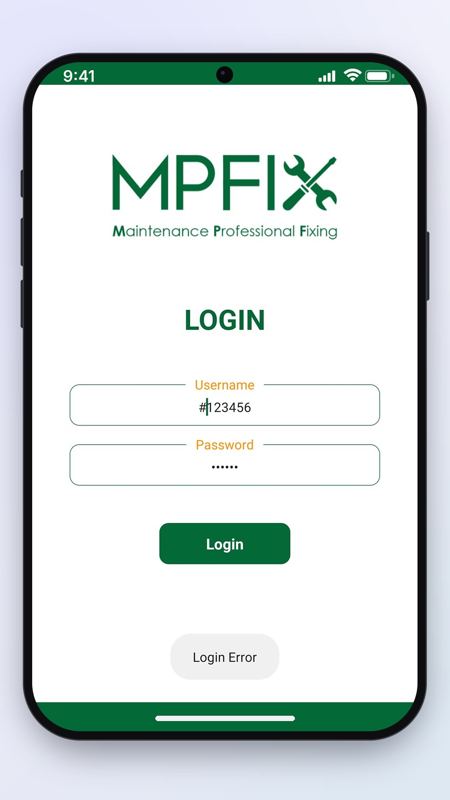 MPFix app screenshot 1